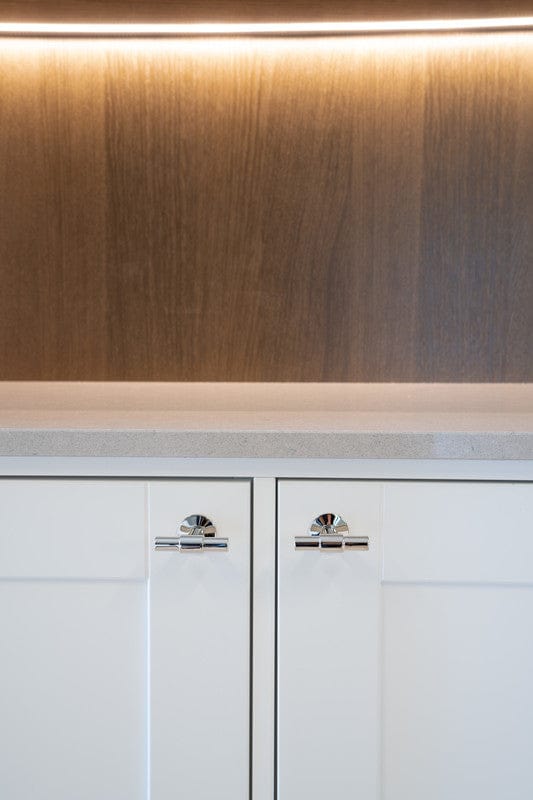 Uniform T | Greb i Blank Nikkel L 50 mm x D 36 mm Beslag Design 343296-11 FINICC