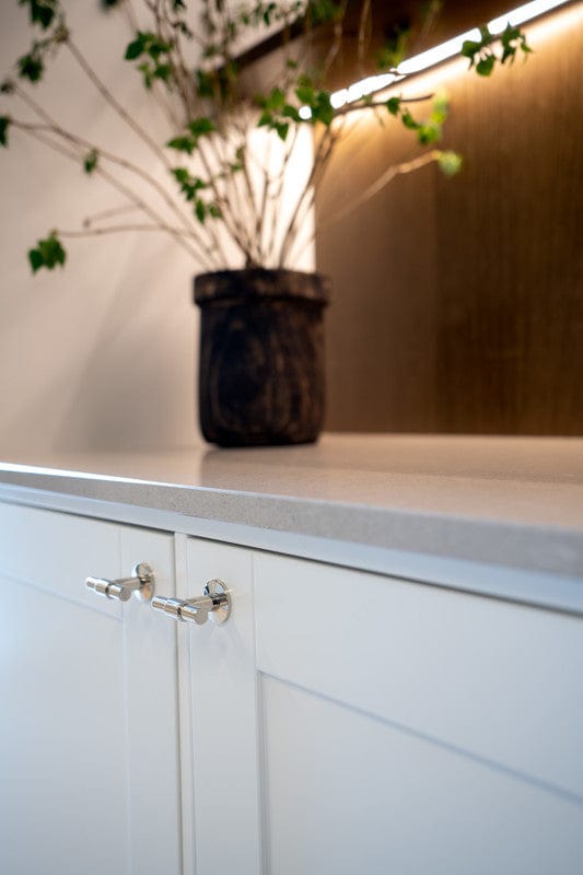 Uniform T | Greb i Blank Nikkel L 50 mm x D 36 mm Beslag Design 343296-11 FINICC