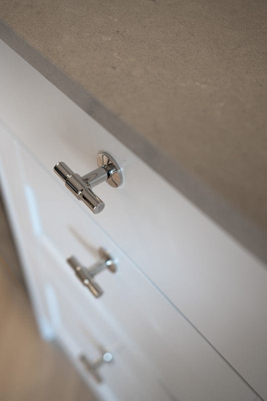 Uniform T | Greb i Blank Nikkel L 50 mm x D 36 mm Beslag Design 343296-11 FINICC