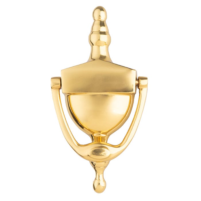 Victoria 152 | Dørhammer i Blank Messing med Lak L 152 mm (C/C 97 mm) Carlisle Brass M38S FINICC
