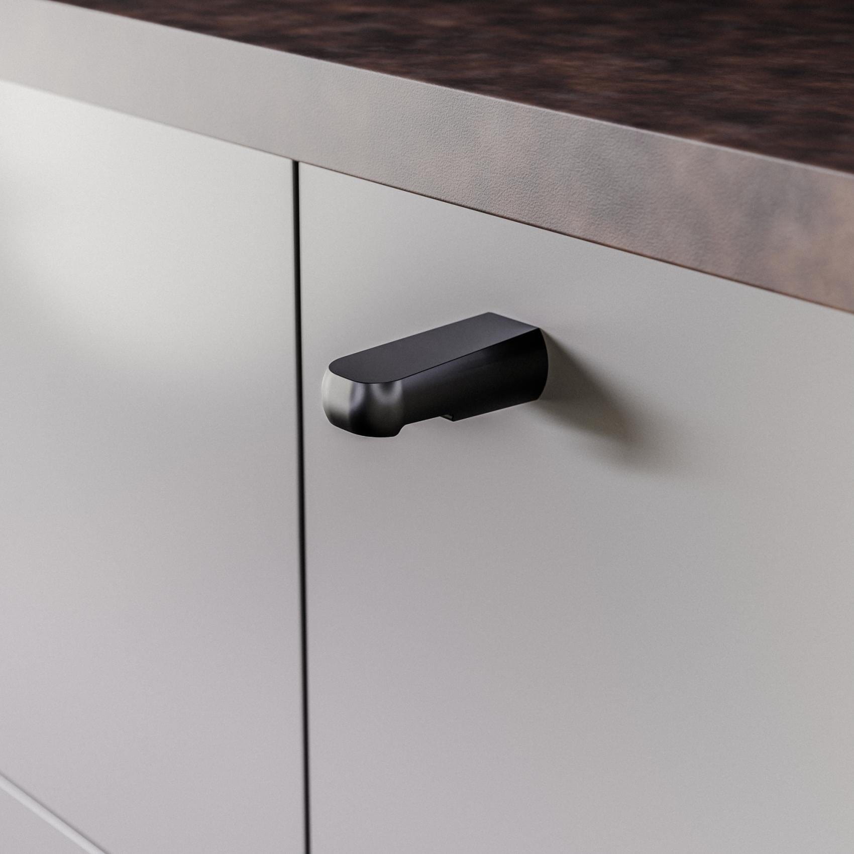 Visby | Knop i Mat Sort L 18 mm x D 40 mm Twentytwo TF-10210116 FINICC