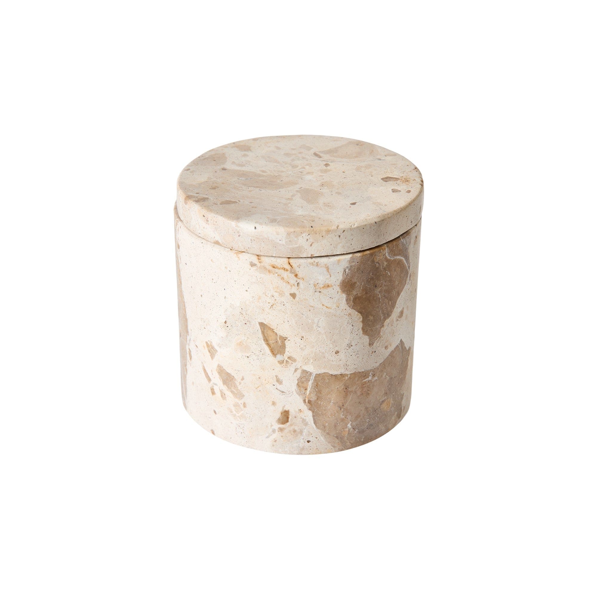 Vita | Krukke i Hvid Marmor Ø 10 cm x H 10 cm Muubs MU-9190002229 FINICC