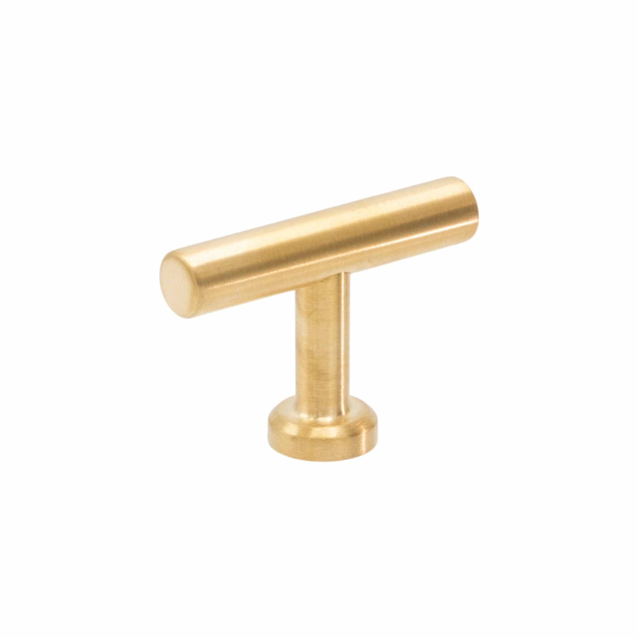 Viva T | T-Greb i Børstet Messing uden Lak L 50 mm x D 35 mm Beslag Design 304403-11 FINICC