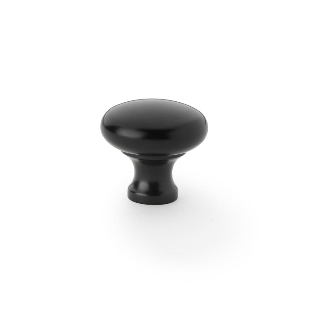 Wade | Knop i Mat Sort Ø 32 mm x D 29 mm Alexander & Wilks AW836-32-BL FINICC