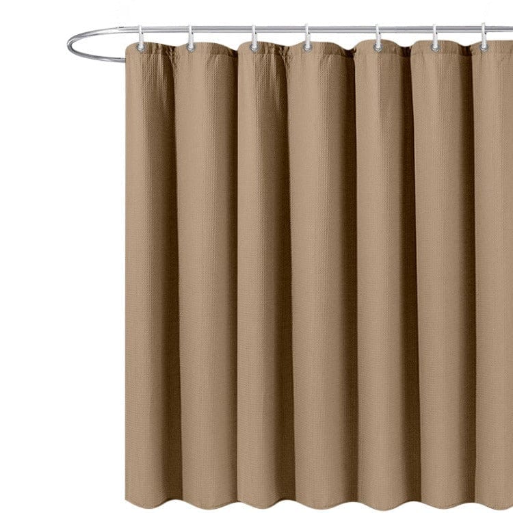 Waffle | Badeforhæng I Khaki L 180 cm x H 200 cm MOUD Home MH-211083 FINICC