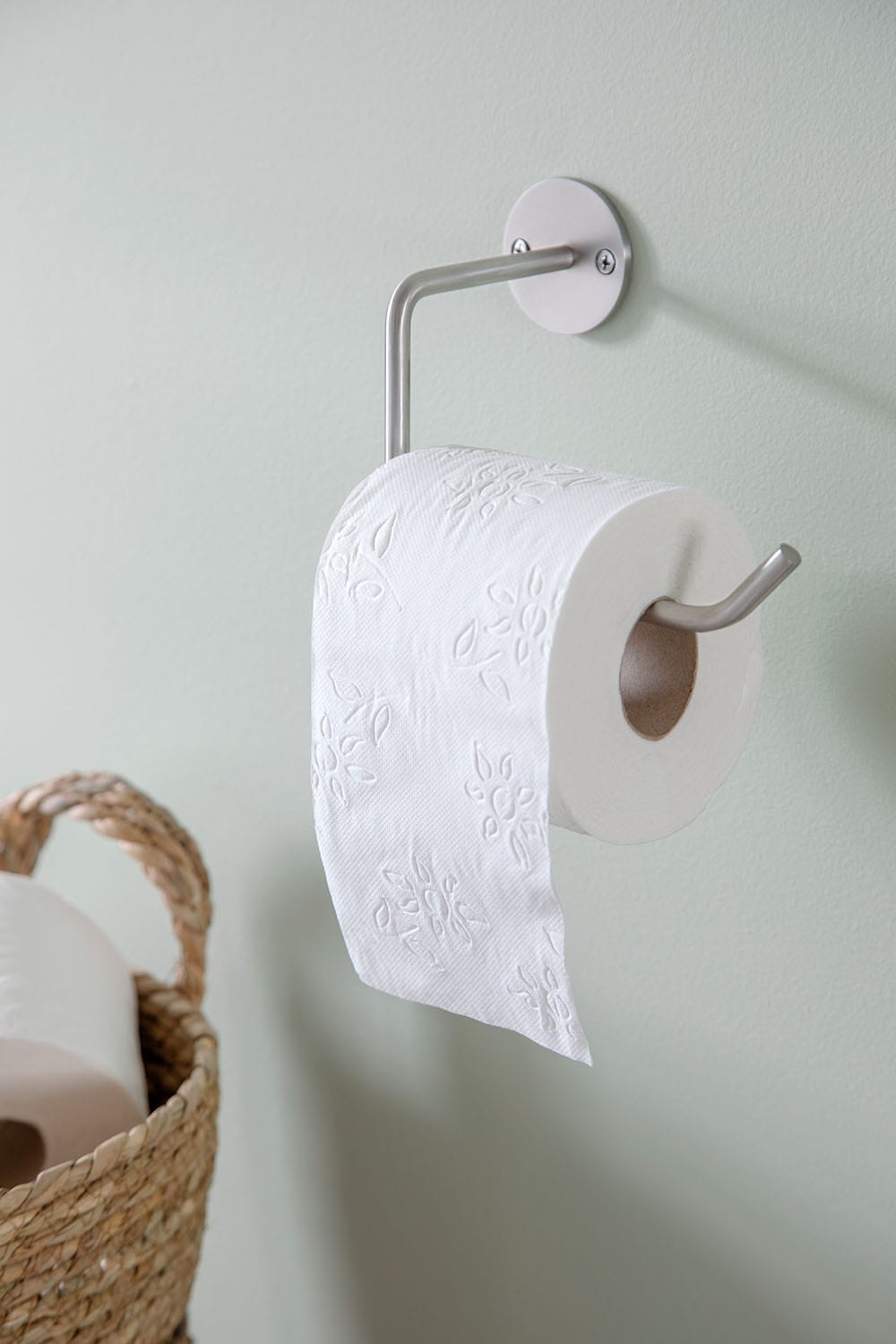 Wall | Toiletrulleholder - Børstet Stål L 180 mm x B 120 mm MOUD Home MH-211422 FINICC