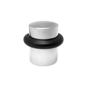 1307 | Dörrstopp i Blank Krom / Svart - golvmonterad