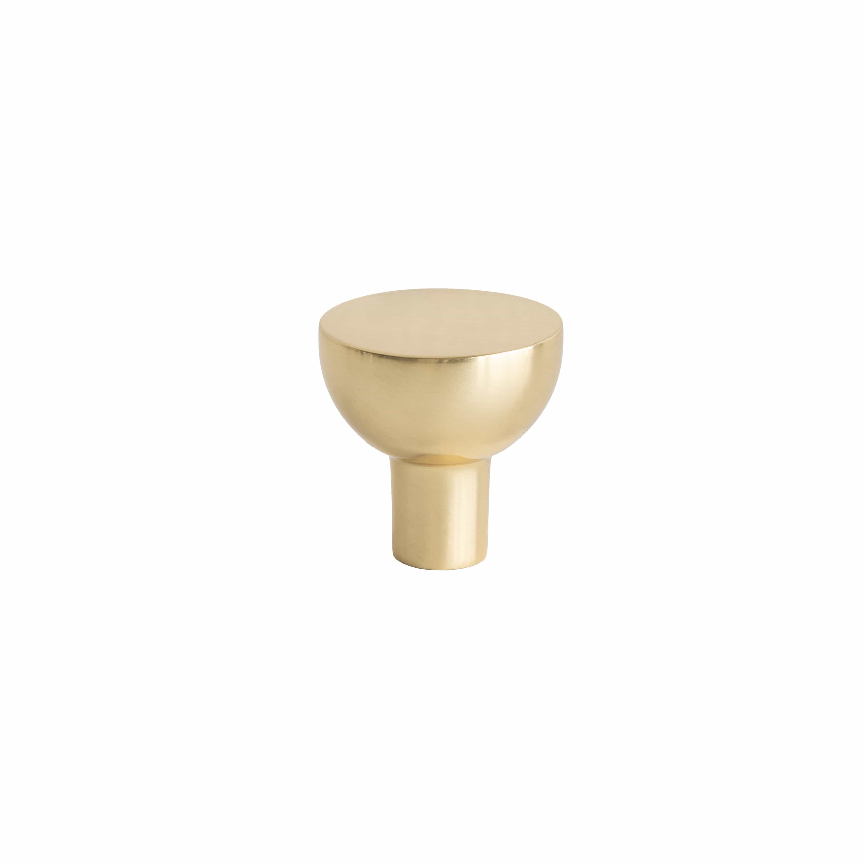 Copenhagen | Knop i Blank Messing med Lak Ø 25 mm x D 25 mm Beslag Design BD-304427-11 FINICC
