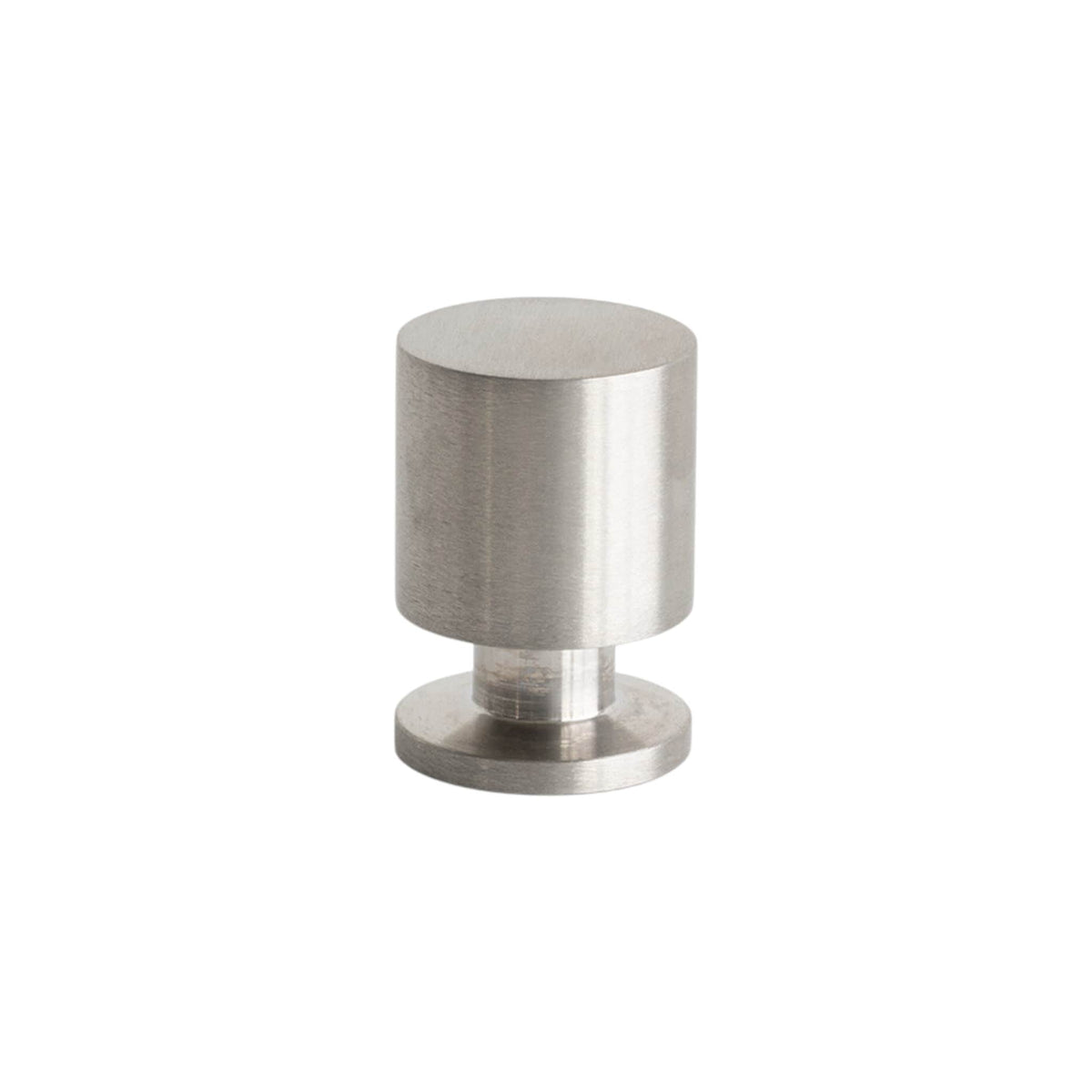 Solo | Knop i Rustfrit Stål Ø 21 mm x D 30 mm Beslag Design BD-343535-11 FINICC