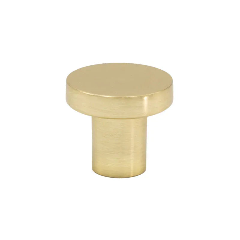 2078 | Knop i Børstet Messing finish Ø 30 mm x D 25 mm Beslag Design BD-368058-11 FINICC
