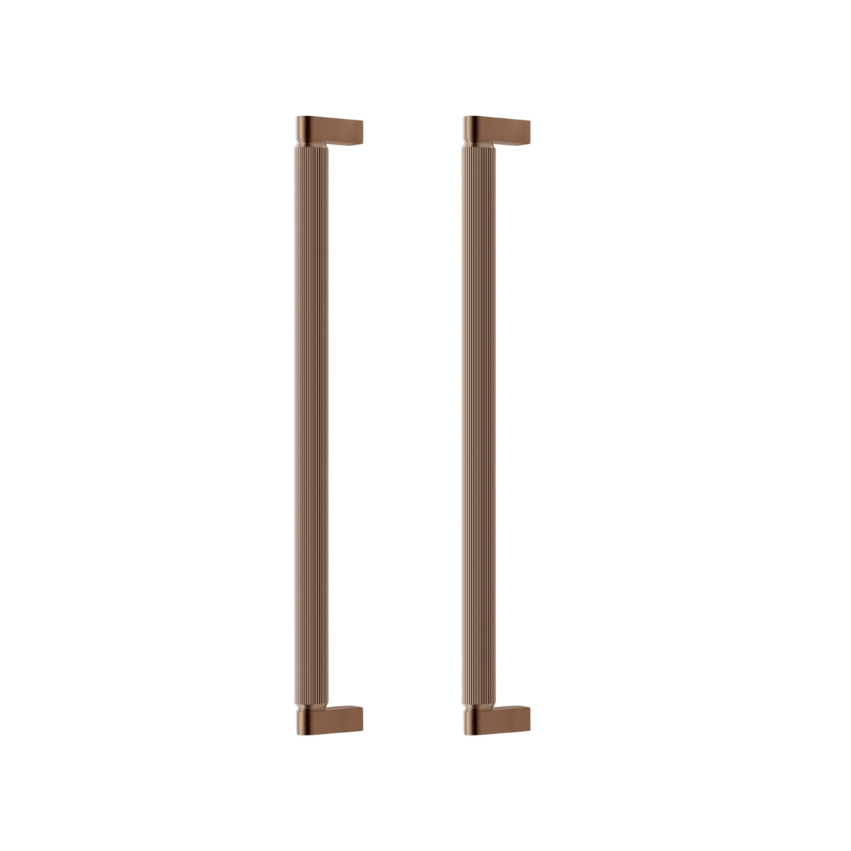 Brooklyn Big | Pull Bar i Børstet Bronze finish - Dobbeltsidet montering L 466 mm (C/C 448 mm) Viefe VF-0679448L619 FINICC