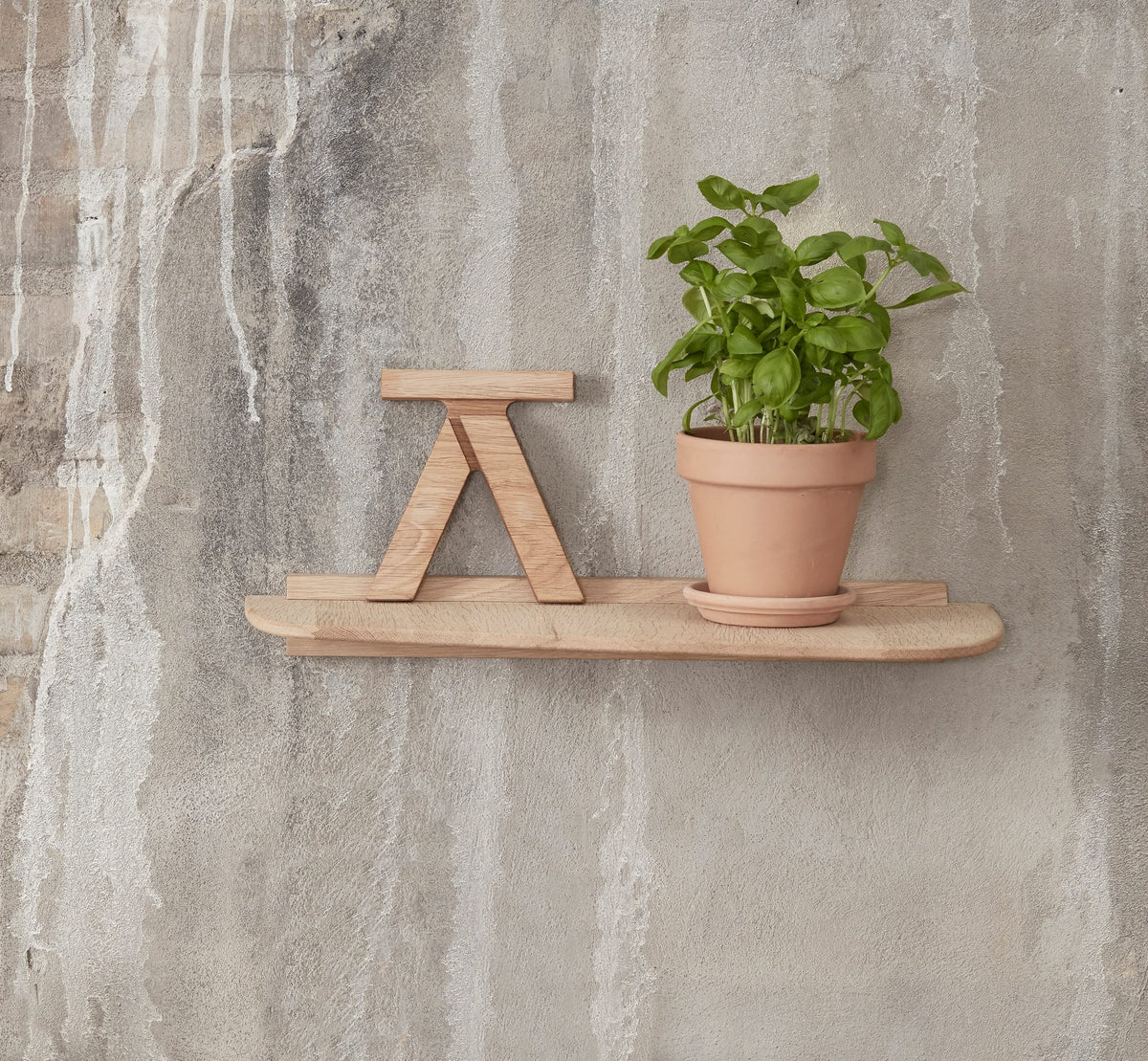 Shelf 1 | Hylde i Ubehandlet Eg L 40 cm x B 18 cm Andersen Furniture AF-4-165020 FINICC