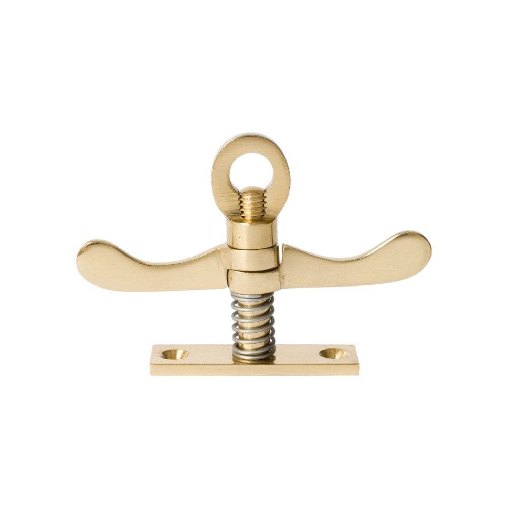 5060 | Vrider - Dobbelt Delbar m. Firkantet Fodplade i Blank Messing med Lak Et Al KC-200768 FINICC