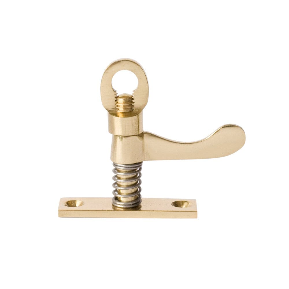 5060 | Vrider - Enkelt m. Firkantet Fodplade i Blank Messing med Lak Et Al KC-200766 FINICC