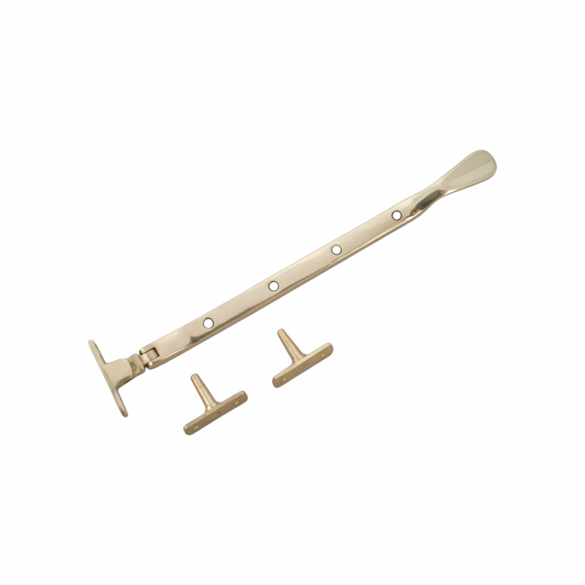 54 | Udskyderstang i Blank Messing Med lak inkl. 2 tap holdere L 250 mm Sibes KC-200525 FINICC