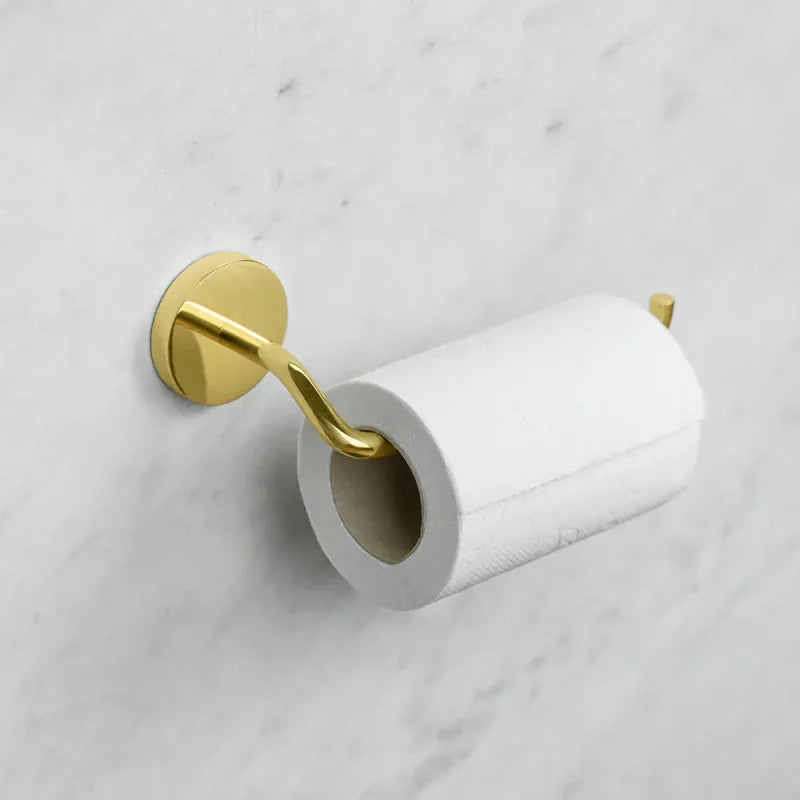Calm | Toiletrulleholder i Blank Messing Finish Beslag Design 620061-41 FINICC