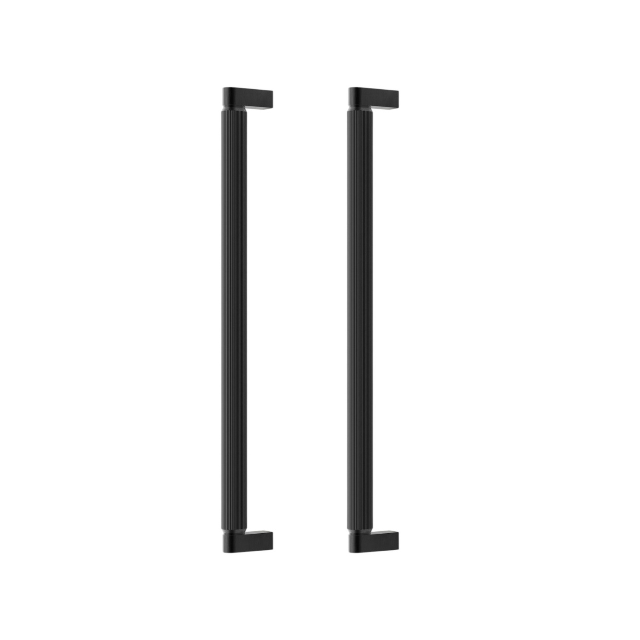 Brooklyn Big | Pull Bar i Børstet Sort - Dobbeltsidet montering L 466 mm (C/C 448 mm) Viefe VF-0679448L30 FINICC