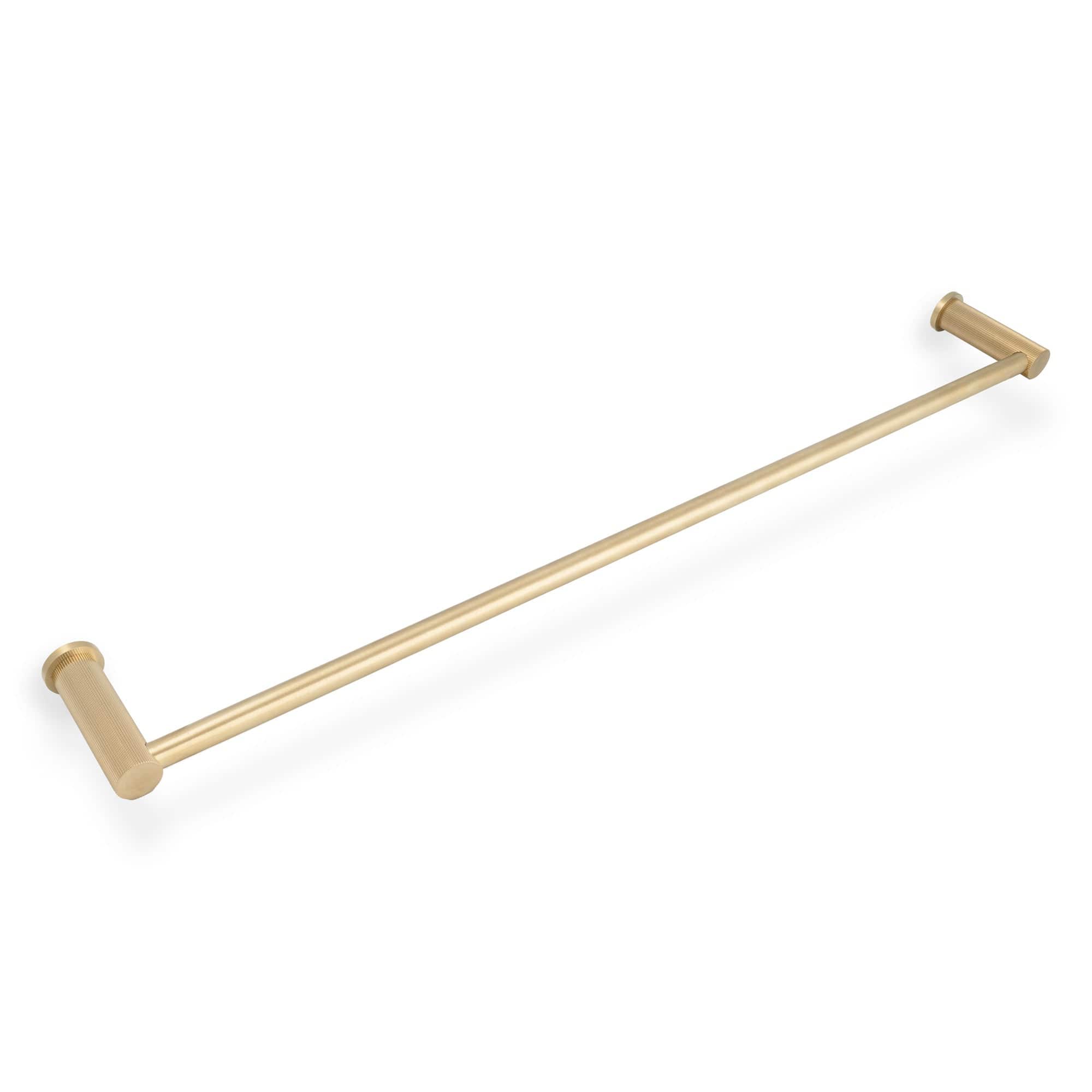 Brunel Reeded | Håndklædeholder i Børstet Messing med Lak L 570 mm Alexander & Wilks AW456R-550-SBPVD FINICC