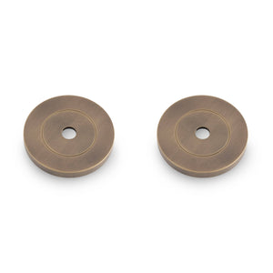 Bakplatta Till Pull Bars i Antik Mässing (Matcher Spitfire Hammered Pull Bar)