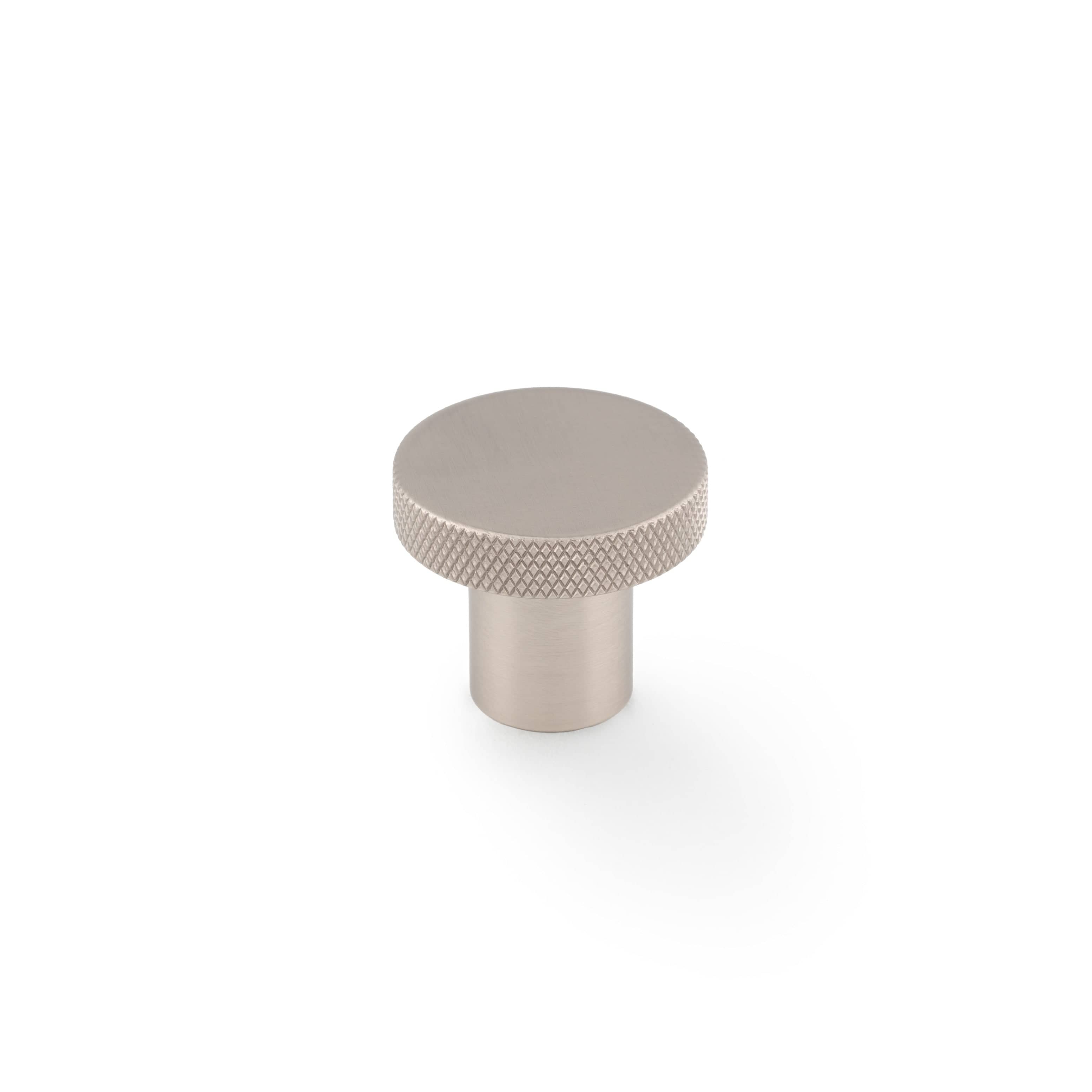 Hanover Cross | Knop i Rustfrit Stål Finish Ø 30 mm x D 26 mm Alexander & Wilks AW802-30-SN FINICC