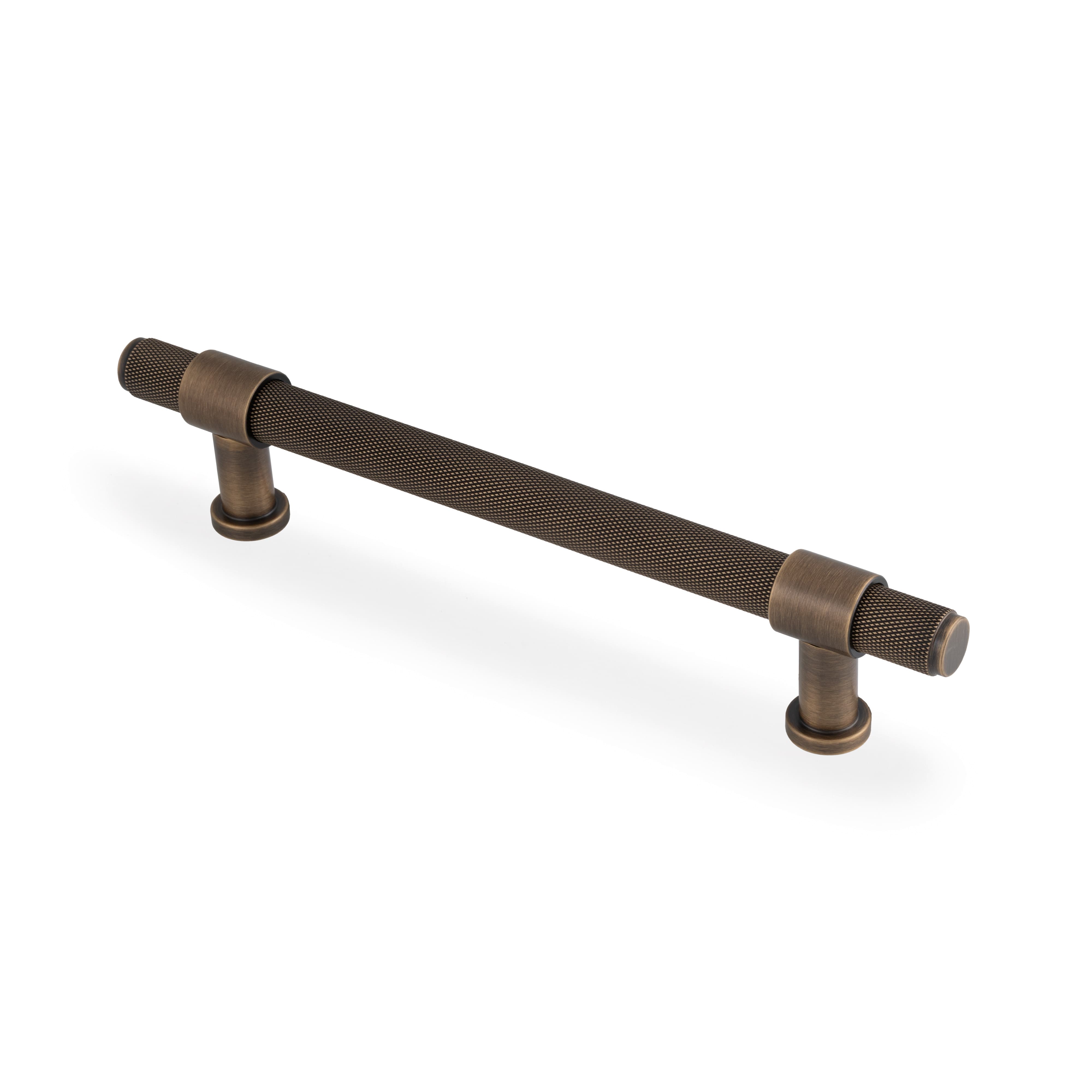 Kingston Cross | Greb i Antik Messing L 220 mm (C/C 160 mm) Alexander and Wilks AW839-160-AB FINICC
