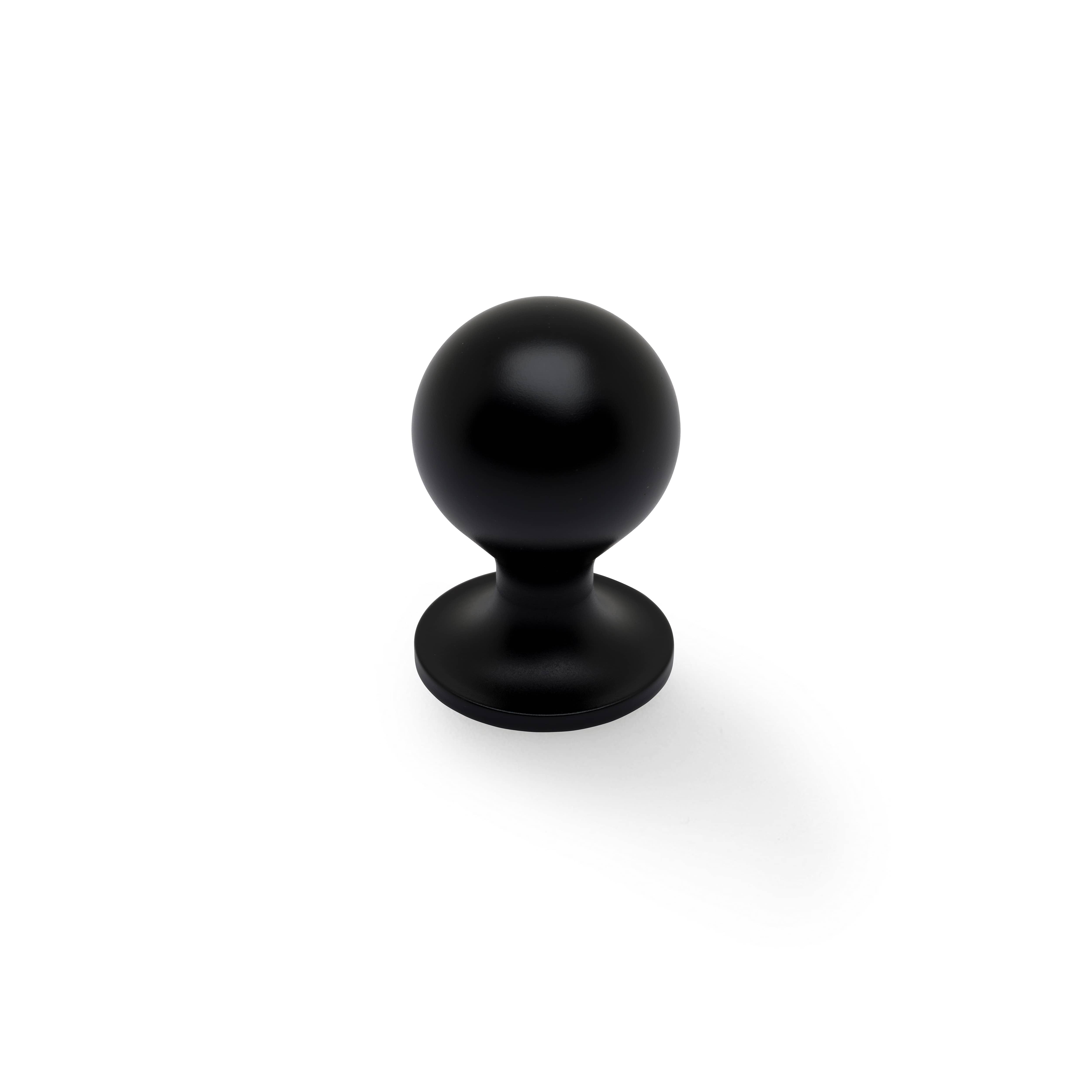 Caesar Plain | Knop i Mat Sort Alexander & Wilks FINICC