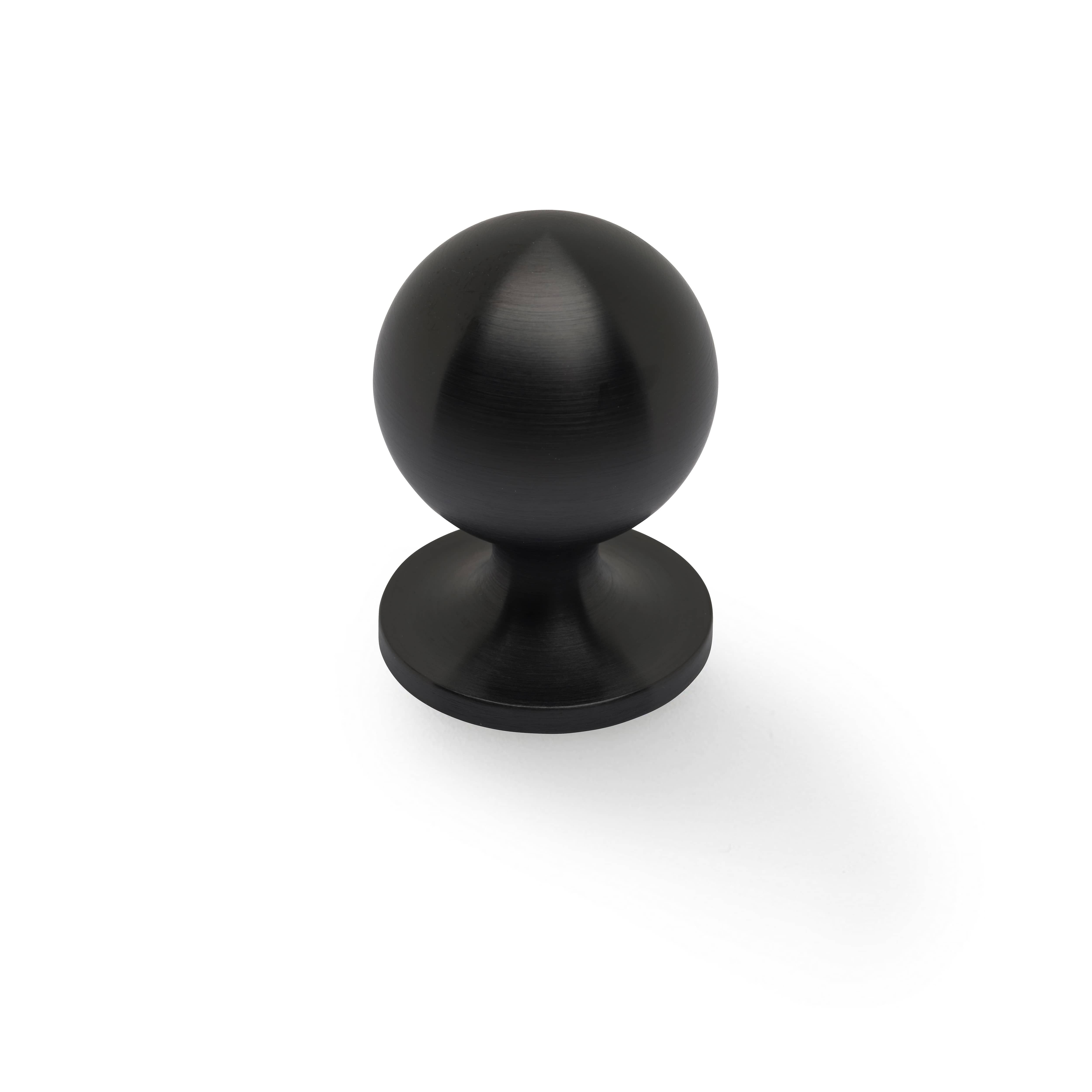 Caesar Plain | Knop i Børstet Dark Bronze Alexander & Wilks FINICC