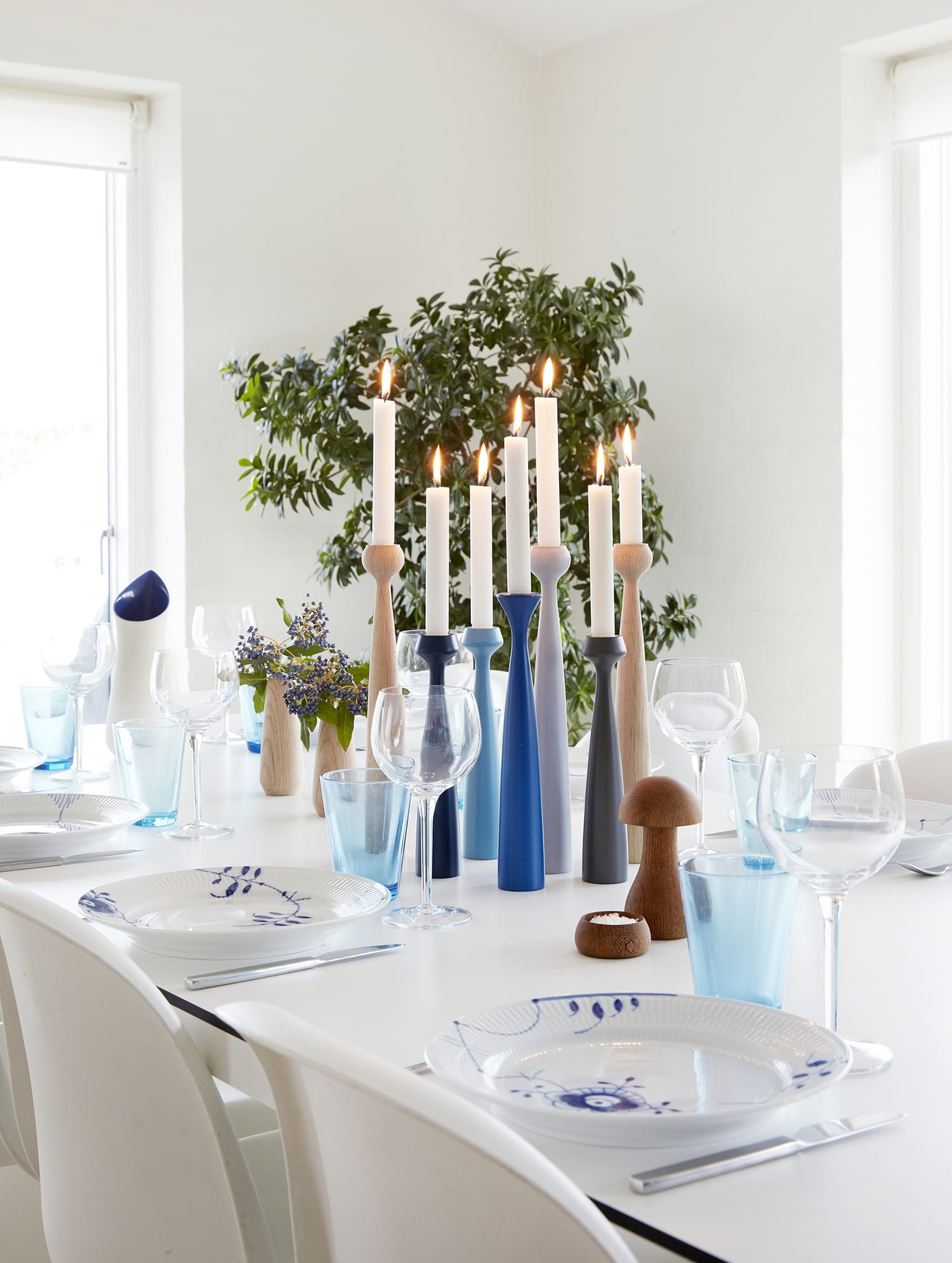 Rose | Lysestage i Cobalt Blue Applicata APP-R44 FINICC