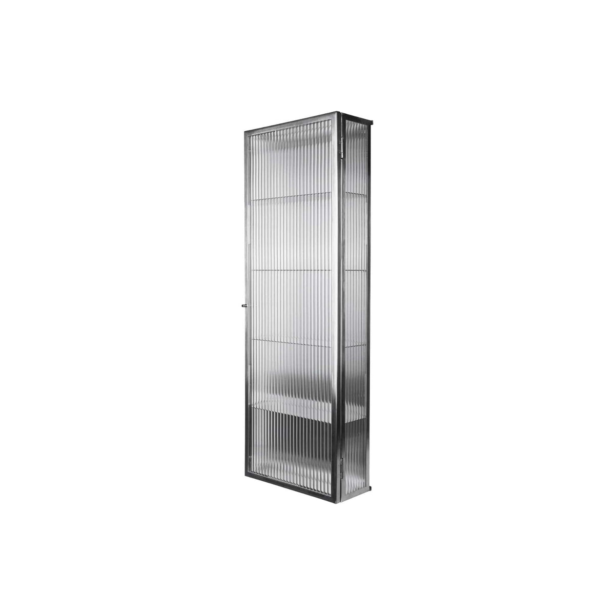 Haze Wall Cabinet Large | Vægskab i Børstet Rustfrit Stål ferm LIVING 1104272059 FINICC