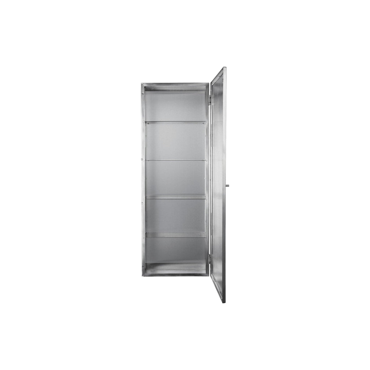 Haze Wall Cabinet Large | Vægskab i Børstet Rustfrit Stål ferm LIVING 1104272059 FINICC