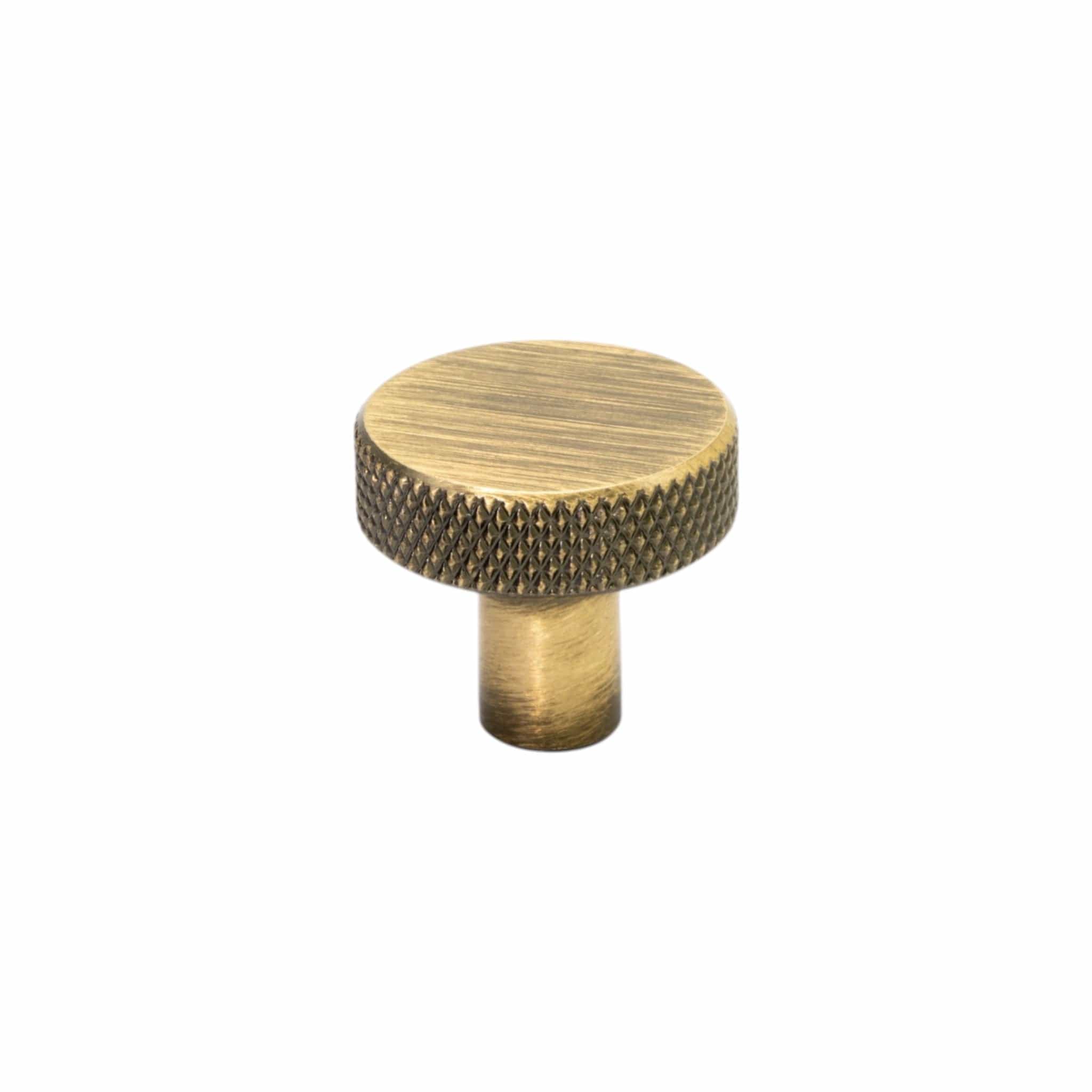 Flat | Knop i Dark Bronze Ø 26 mm x D 24 mm Beslag Design BD-309153-11 FINICC