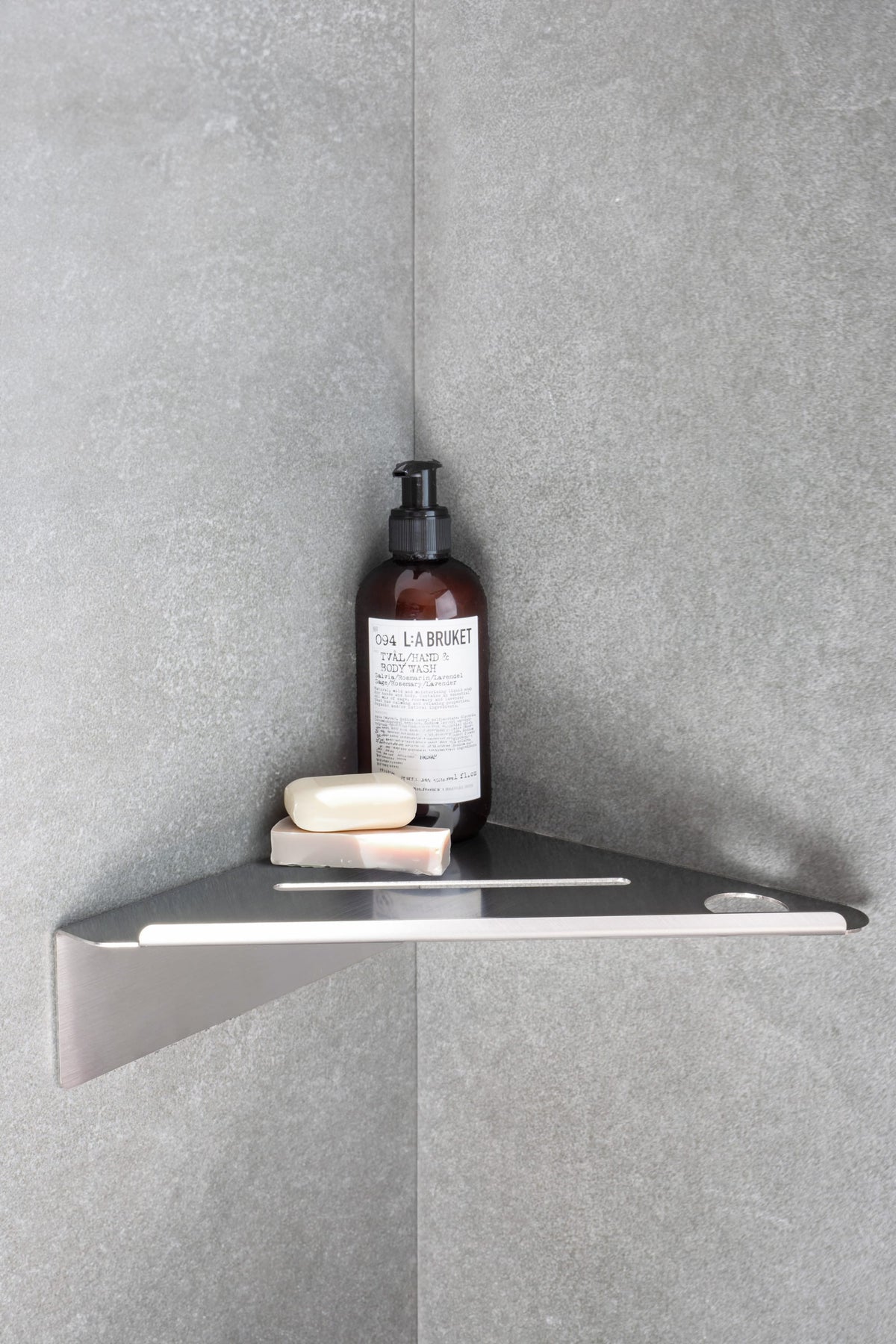 Base Corner | Badeværelseshylde i Rustfri Stål Beslag Design BD-606072-41 FINICC