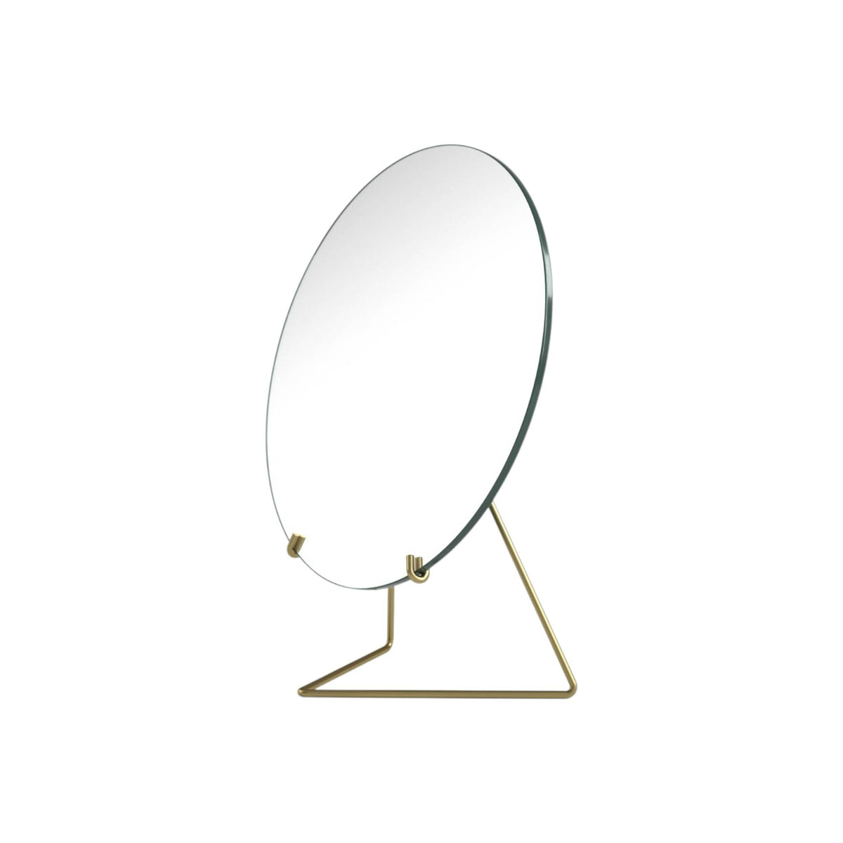 Standing Mirror | Spejl i Børstet Messing uden Lak Moebe FINICC