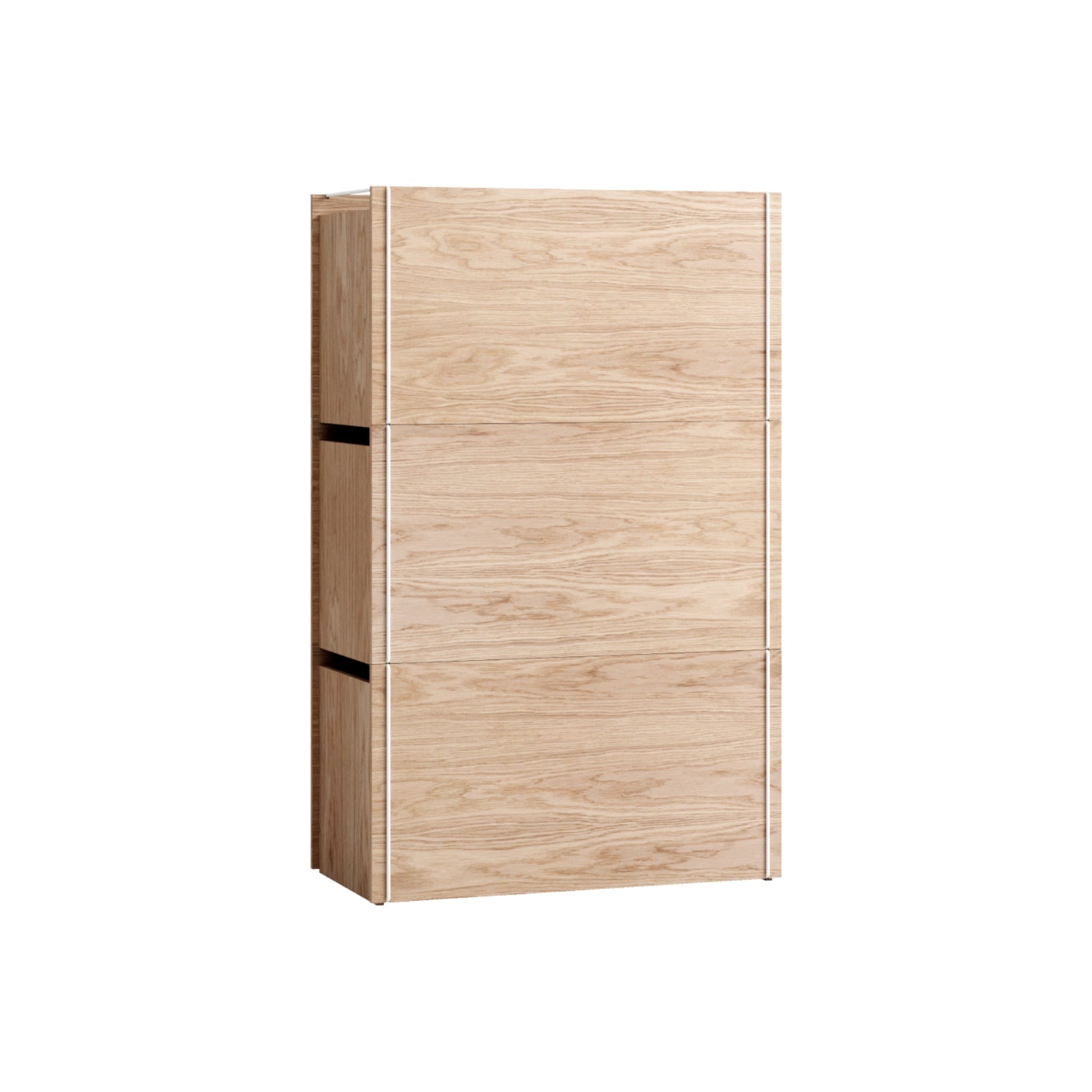 Storage Box | Opbevaringskasse i Eg/Hvid L 60 cm x B 33 cm Moebe MB-SBOWH FINICC