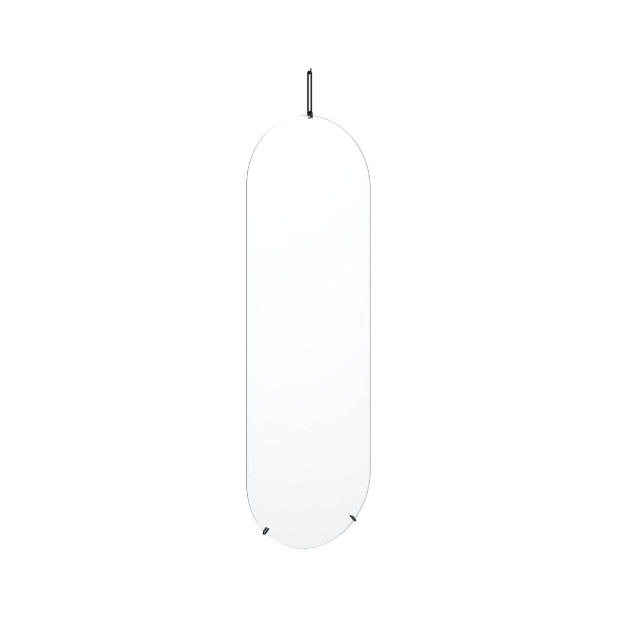 Wall Mirror Large | Spejl i Sort L 146,9 cm x B 40,4 cm Moebe MB-WMBL133 FINICC