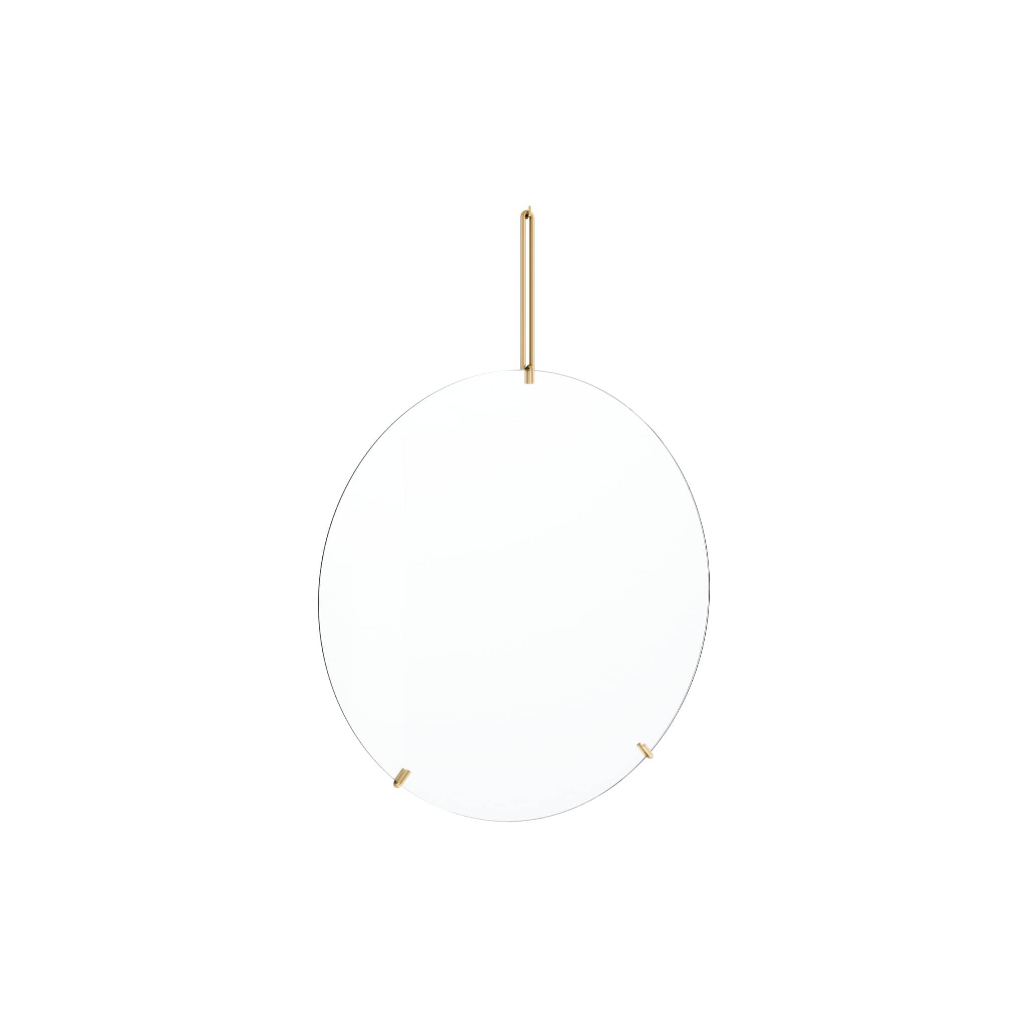 Wall Mirror | Spejl i Børstet Messing uden Lak L 94,5 cm x B 70 cm Moebe MB-WMBR70 FINICC