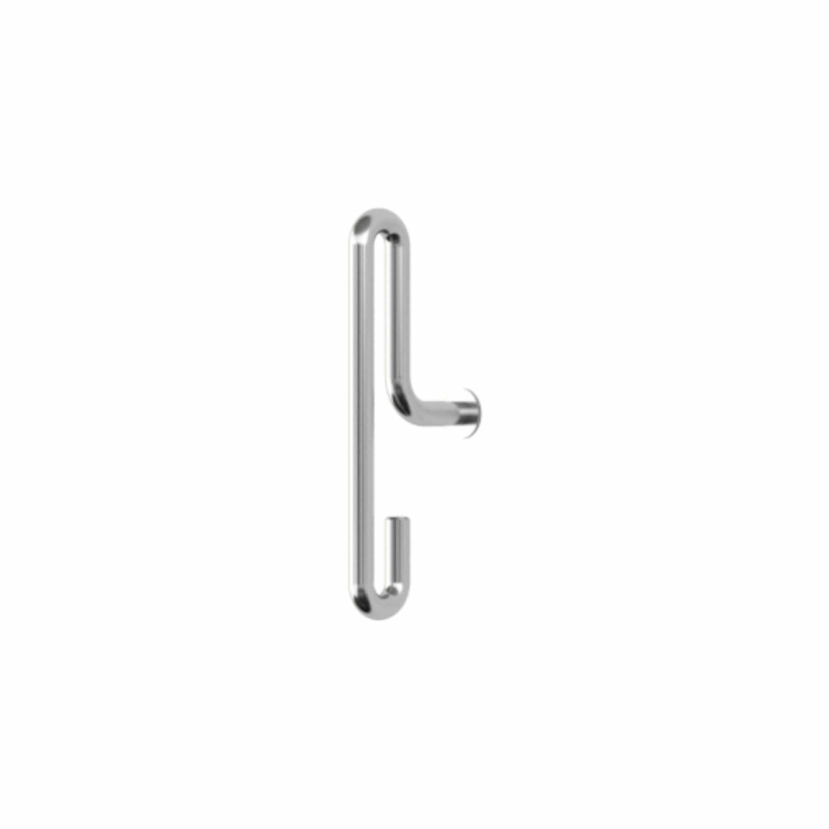 Wallk Hook Small | Knage i Krom - Sæt med 2 stk. L 7,9 cm Moebe MB-WHCRS FINICC
