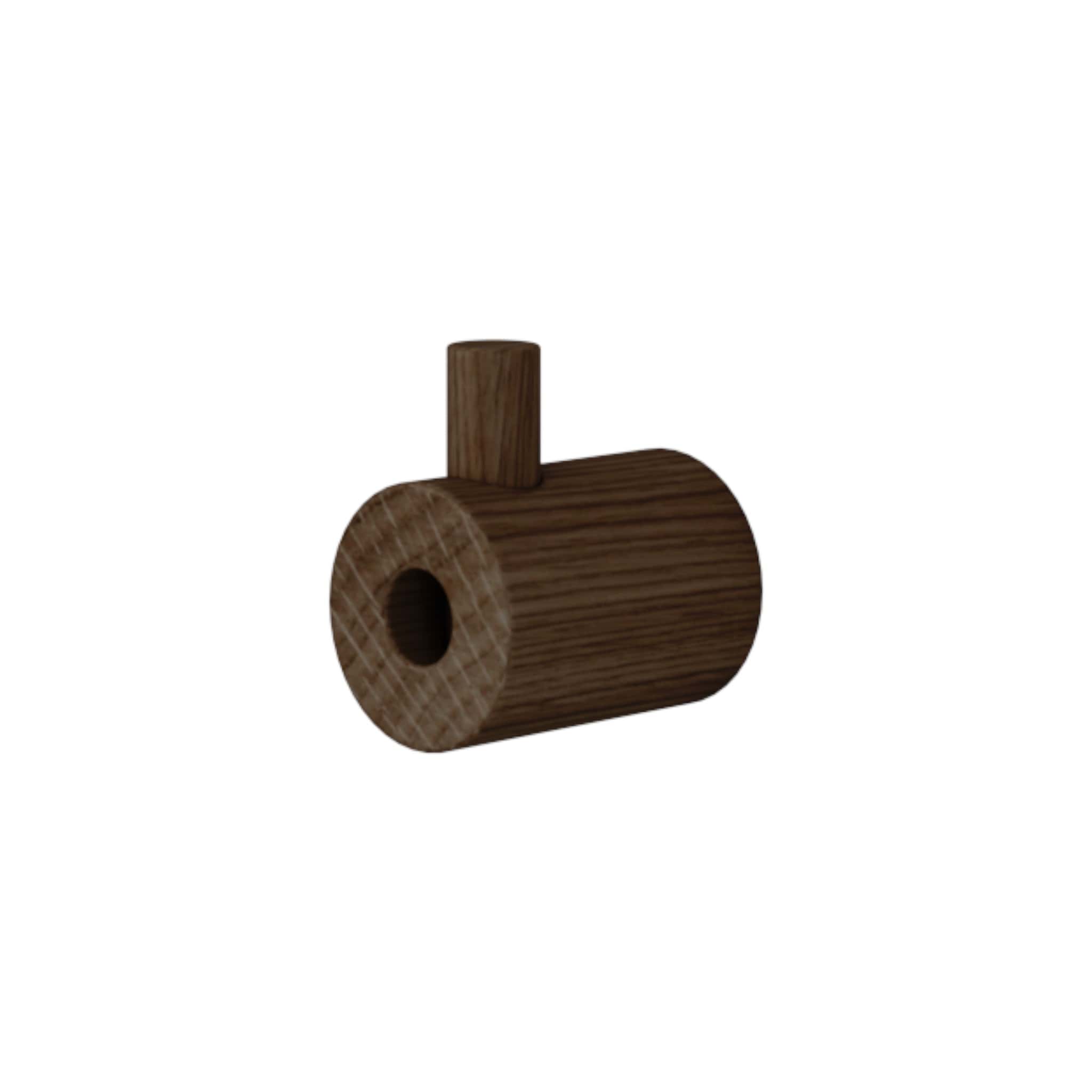 Wooden Wall Hook | Knage i Røget Eg Ø 2,8 cm x D 3,8 cm Moebe MB-WWHSO FINICC
