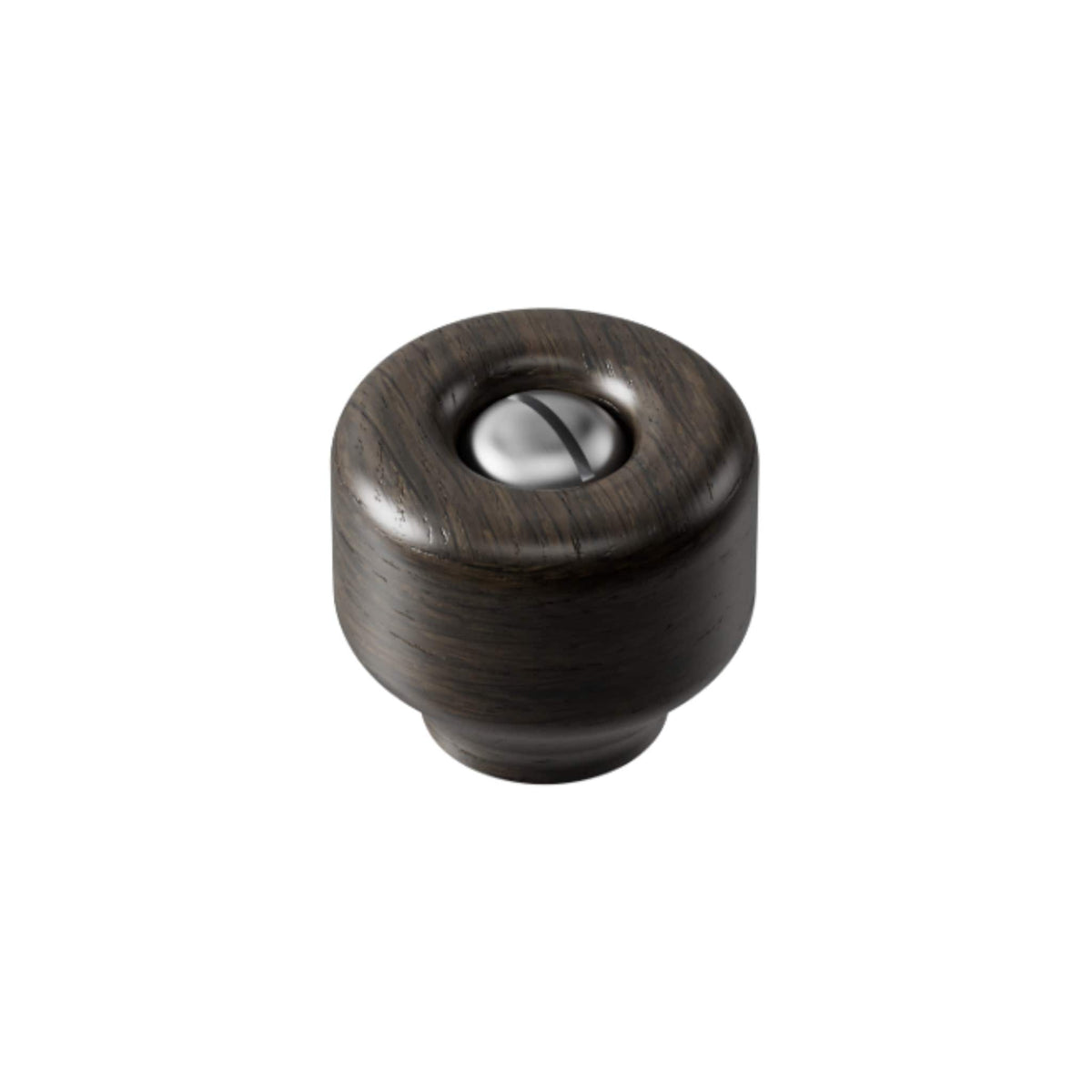 Nola | Knop i Mørkbejdset Eg Ø 30 mm x D 27 mm Beslag Design BD-373361-11 FINICC