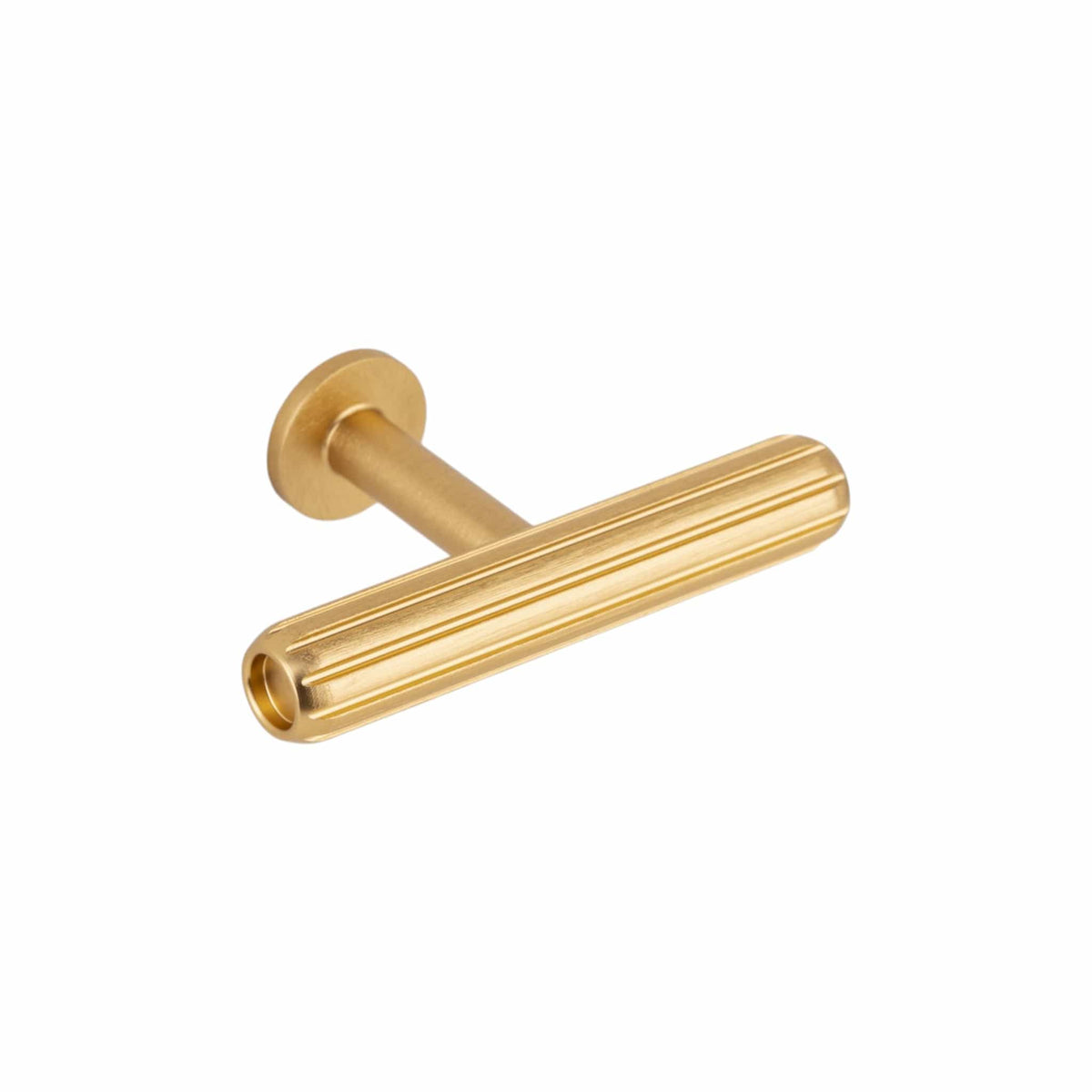 Rille Mini | T-Greb i Børstet Messing finish L 55 mm x D 34 mm Viefe VF-0621055L291 FINICC