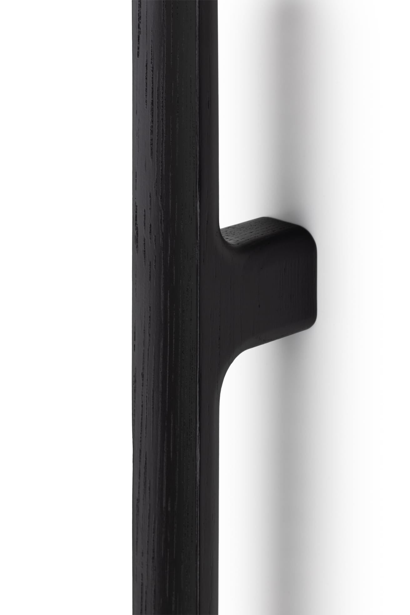 Luv Wood Big | Pull Bar i Lakeret Sort - En sidet montering L  (C/C 384 mm) Viefe VF-0665384WM2 FINICC