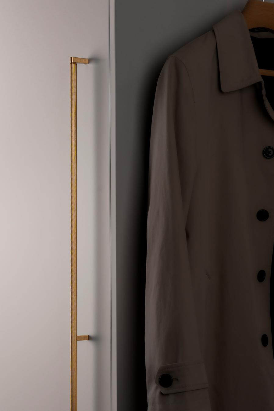 Brooklyn Big | Pull Bar i Cava Messing - En sidet montering Viefe FINICC