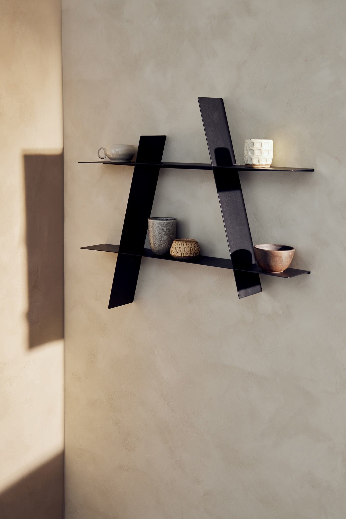 A-Shelf | Hylla i Svart Stål - large