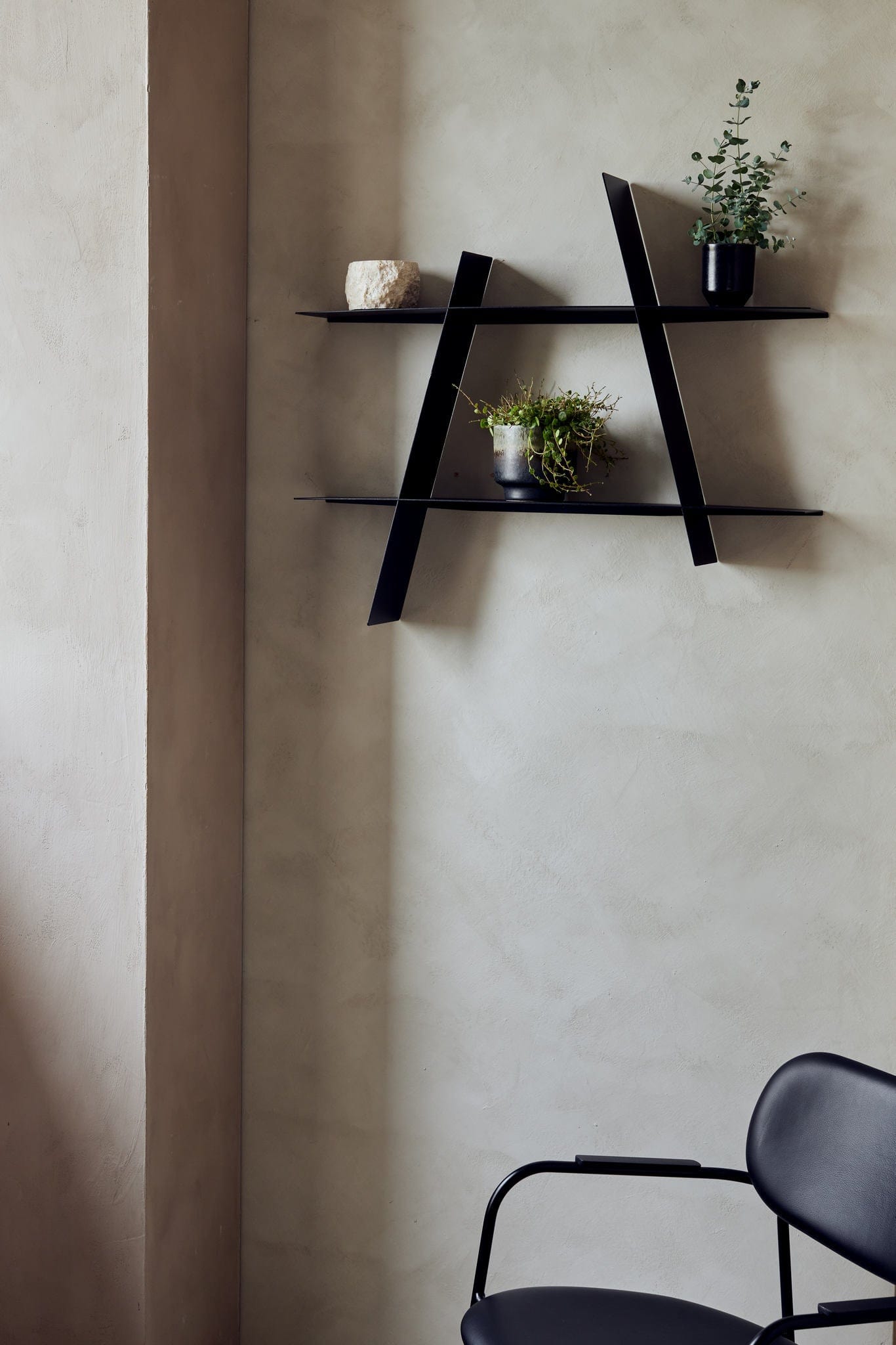 A-Shelf | Hylla i Svart Stål - large