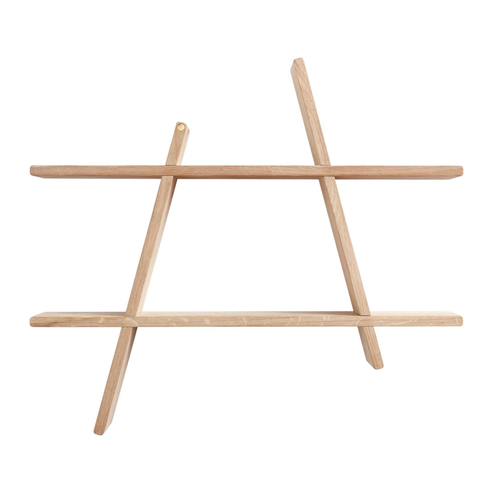 A-Shelf | Hylla i Ek - ubehandlet - large