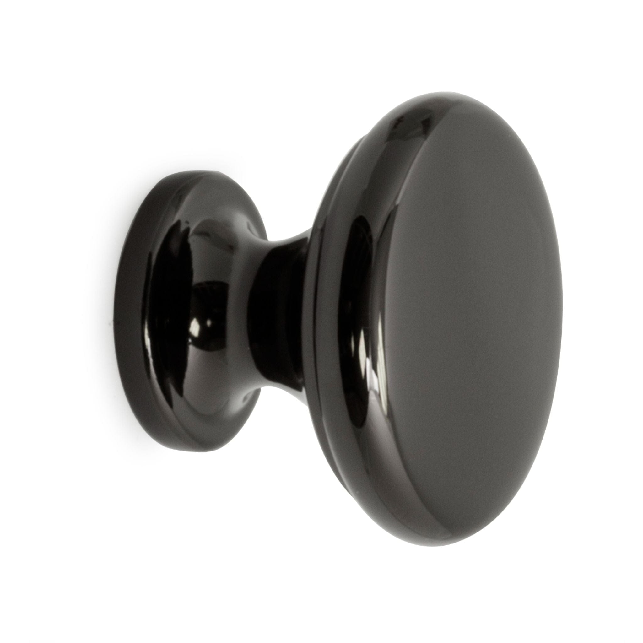 Adrian | Knop i Blank Sort Ø 29 mm Habo HB-100111 FINICC