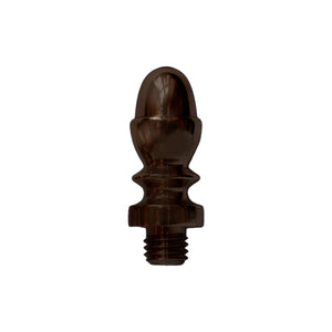 Agern | Dörrgångjärn i Brunerad Mässing - utan lack (2 st)