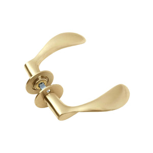 AJ 111 | Dörrhandtag i Borstad Mässing - utan lack