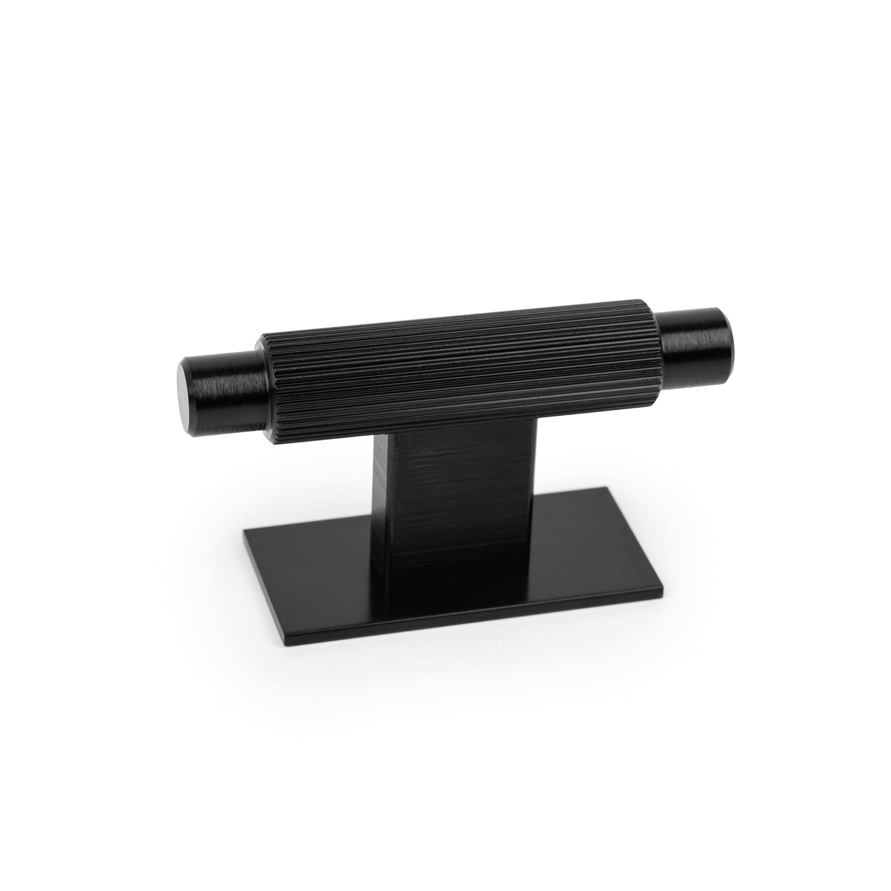 Arpa T Back | Greb/Knop i Børstet Sort med bagplade L 70 mm x D 37 mm Viefe VF-0588070L30 FINICC