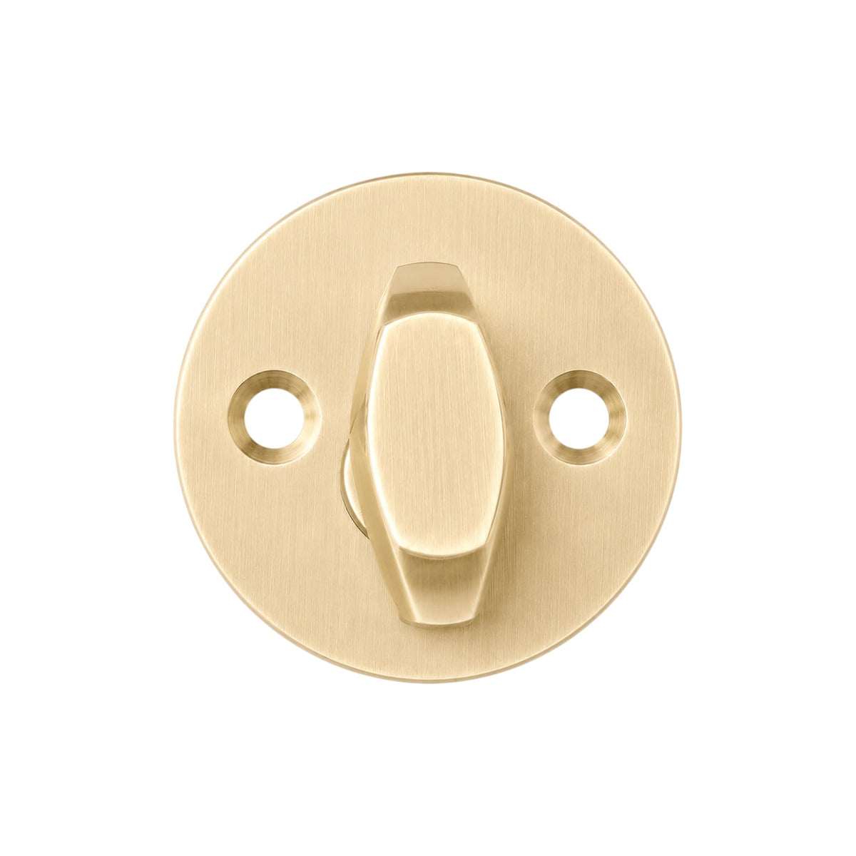 AW Design | Vriderlås til hoveddør i Børstet Messing uden Lak Ø 50 mm (C/C 30 mm) Et Al KC-231560 FINICC